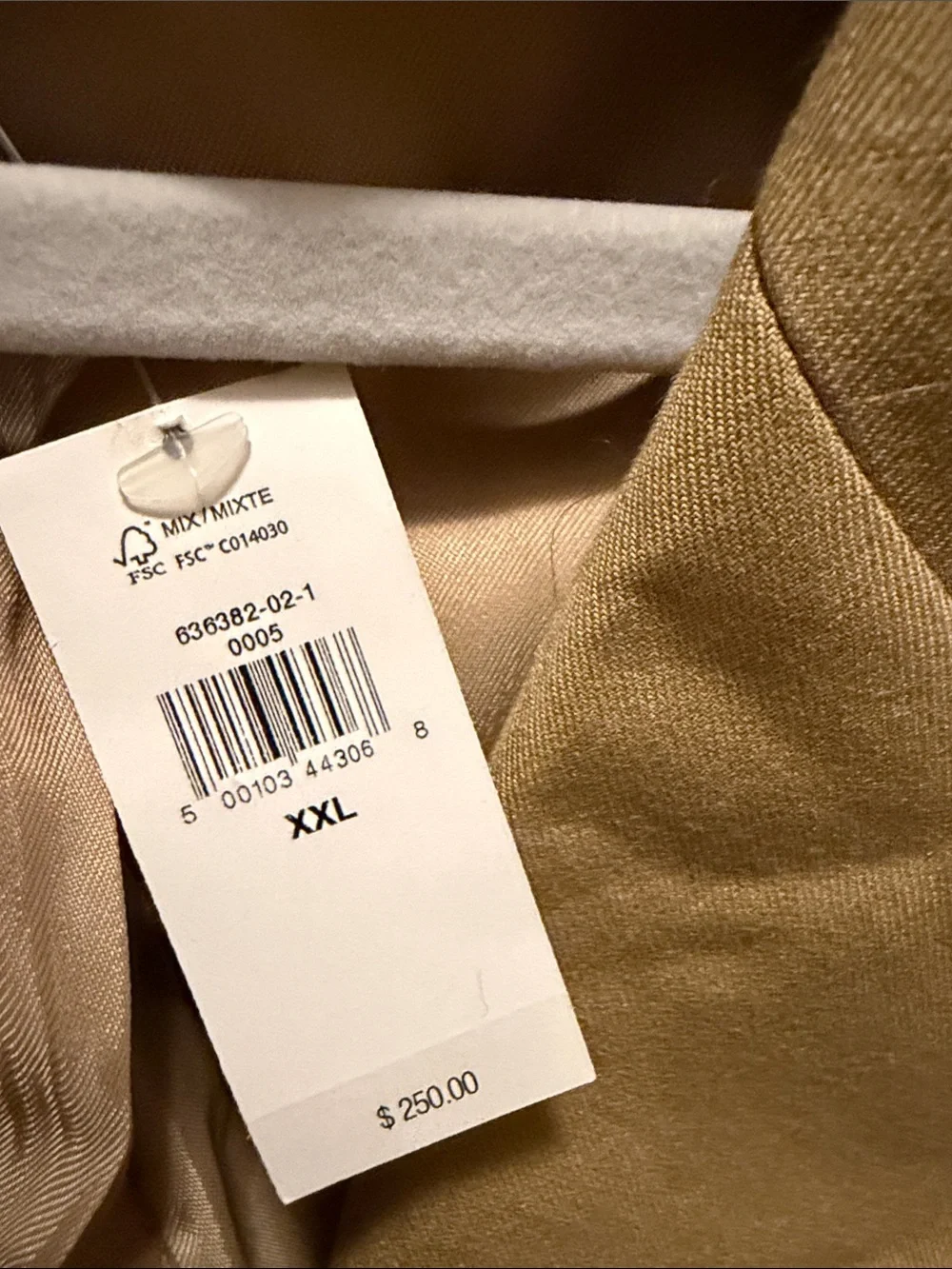 NWT Banana Republic Camel Tan Lena Relaxed Linen Blend Women’s Blazer XXL